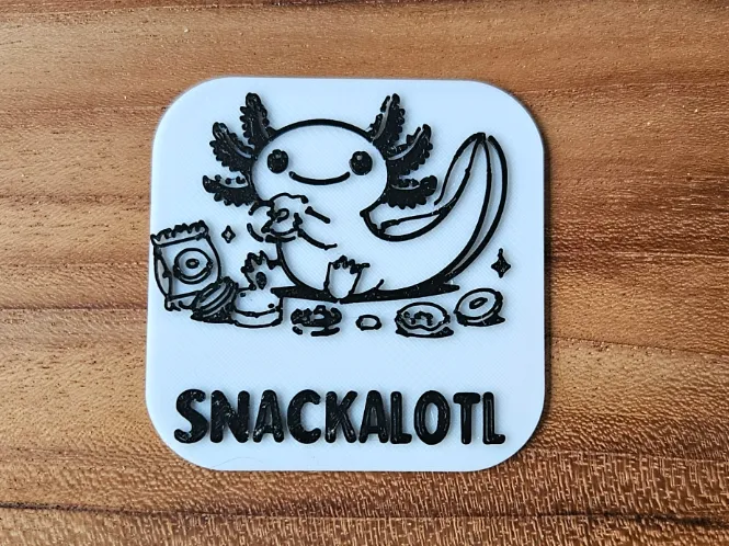 Snackalotl card