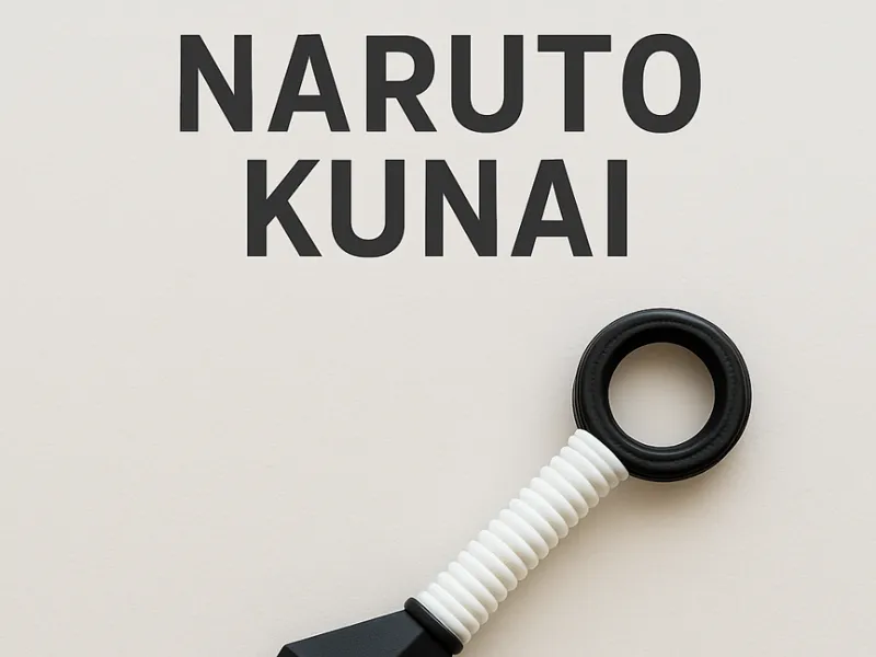 Naruto Kunai per cosplay o collezione 