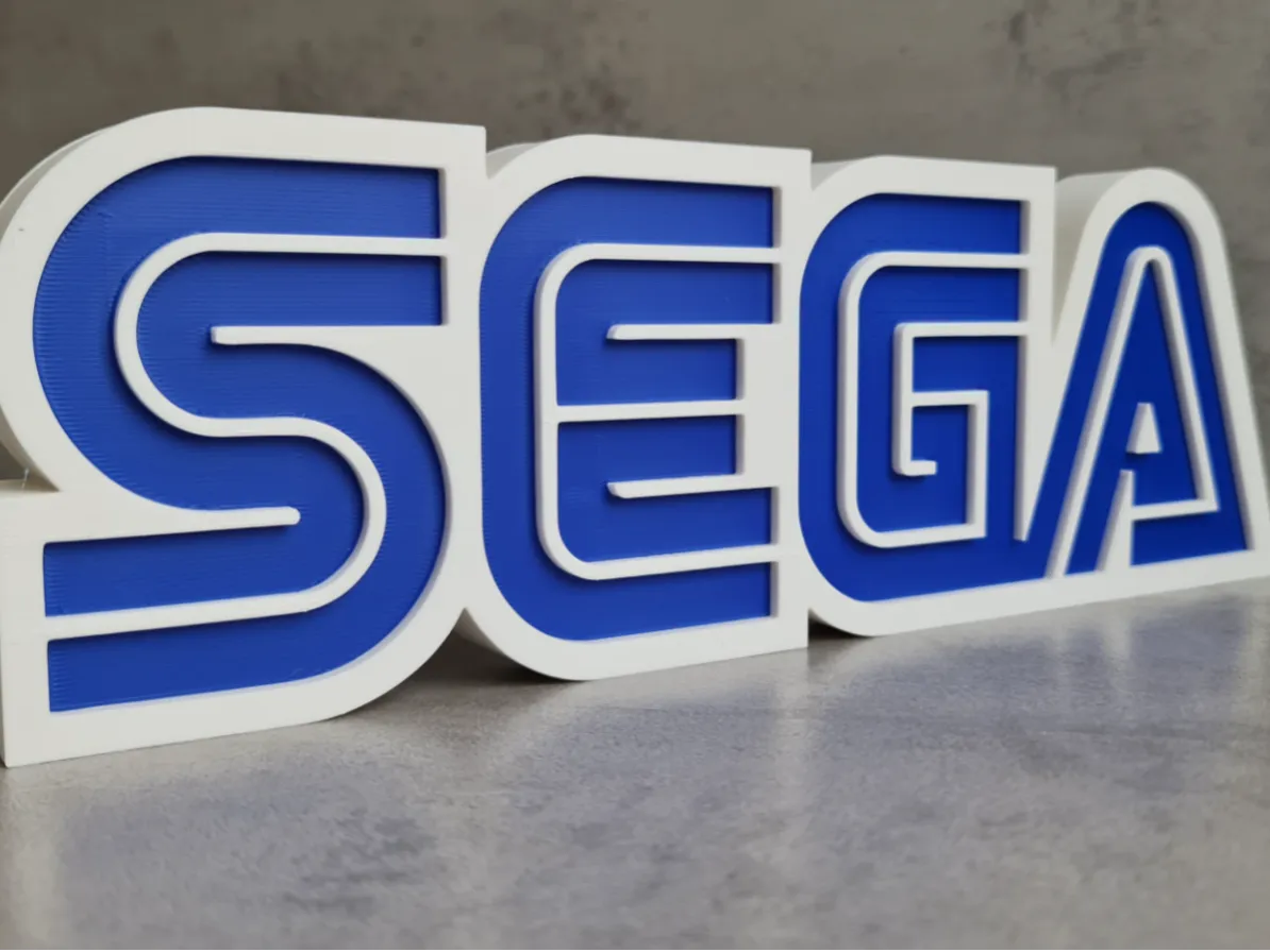 Sega Sign (inverted) by Lendehaas MakerWorld: Download Free 3D Models