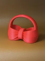 蝴蝶结双格收纳130X65X101mm