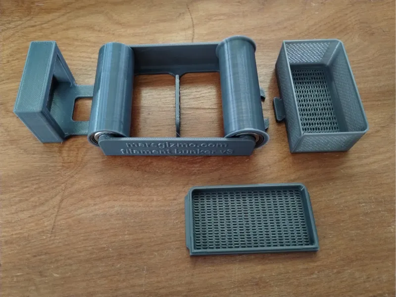 Filament Storage Bunker - Removable Desiccant