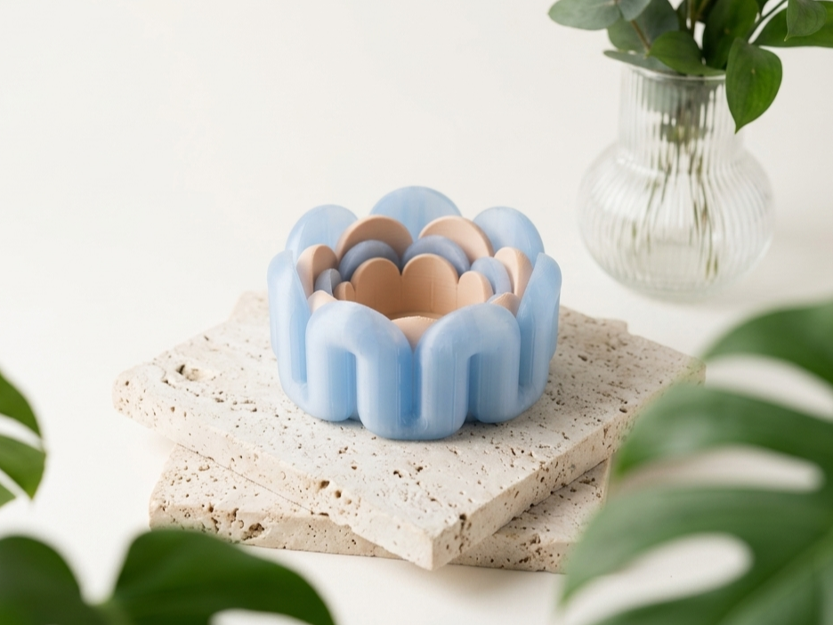 Nested Wibble Aesthetic Catch All Trays. 