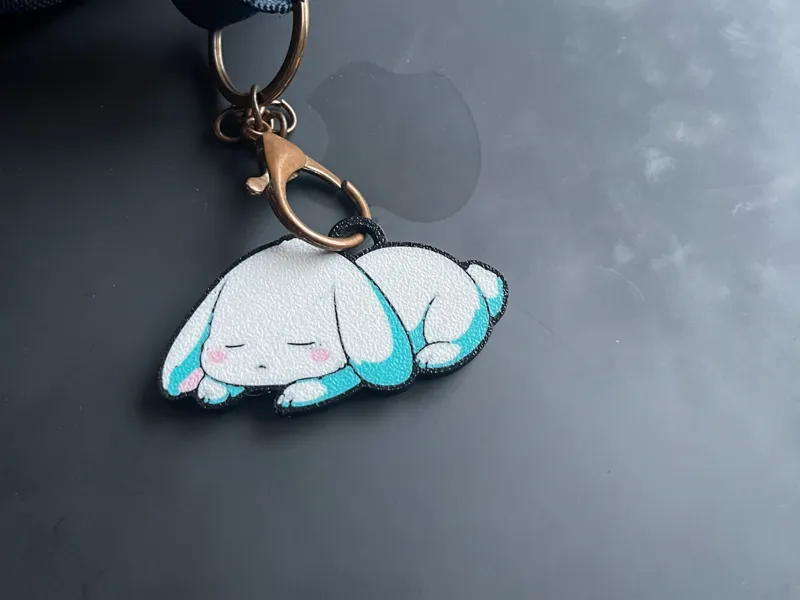 Keychain Sleeping Bunny