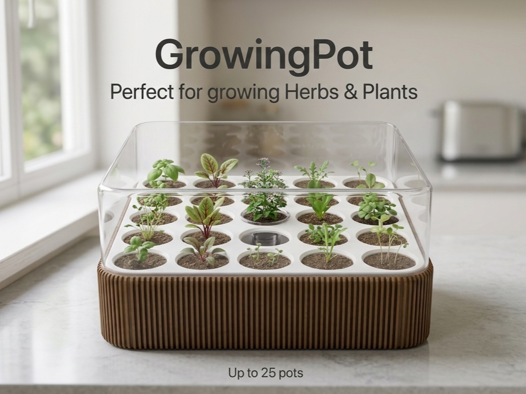 GrowingPot – Modular seed starting system
