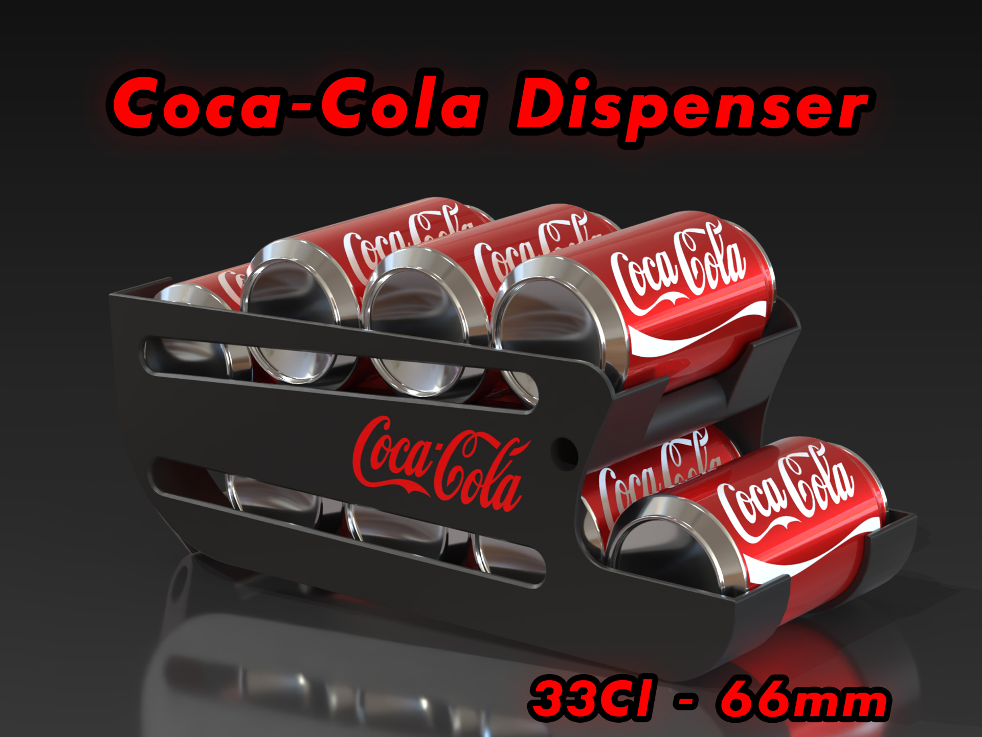 Can dispenser 66mm 33 cl - Coca-Cola