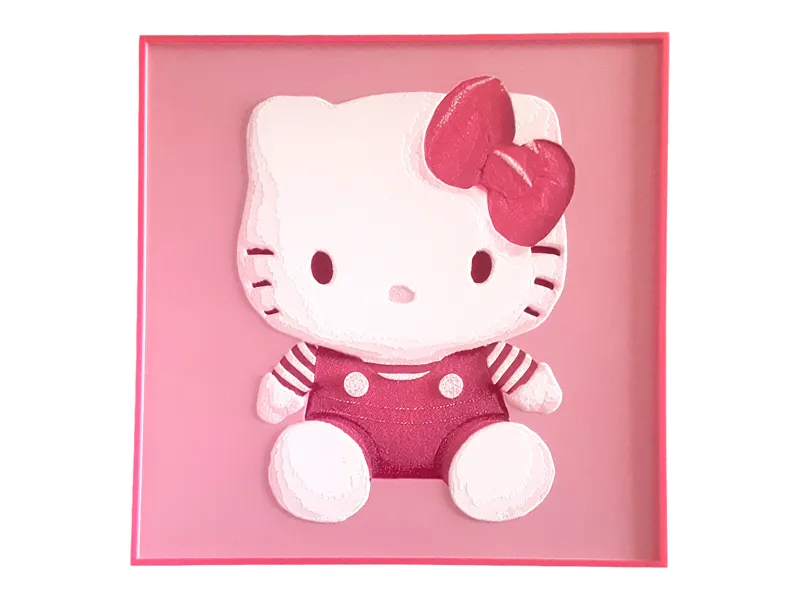 Hello Kitty Plush Hueforge Pink 4-Color Saniro
