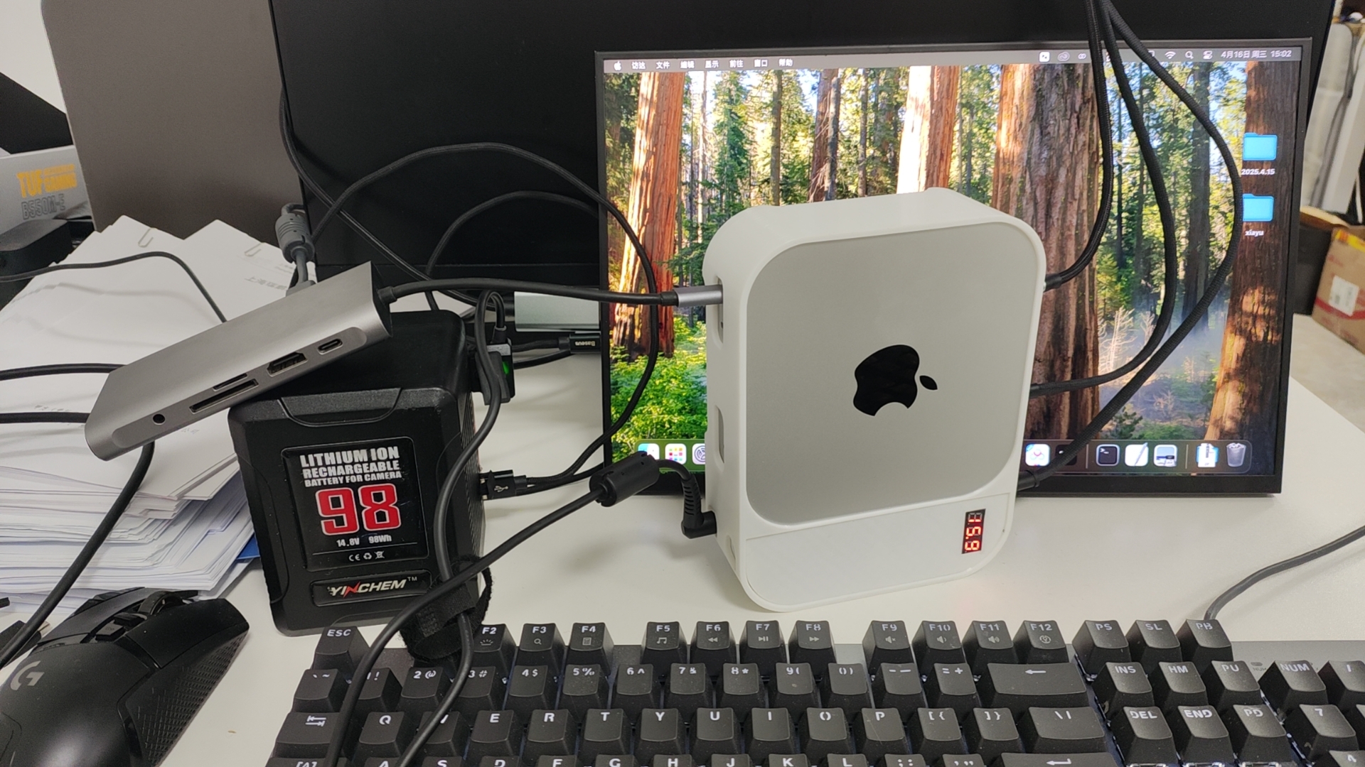 Miniatura 2 do modelo 3D Mac mini m4外出电源套件外壳
