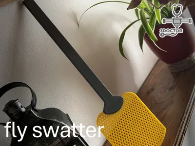 Fly swatter: full printed, no glue, no extra parts