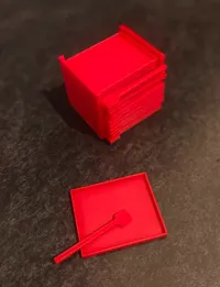 Plateau à époxy avec support — photo 3