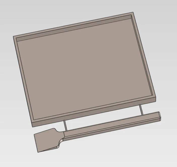 Epoxy tray with holder