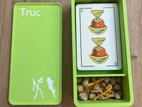 Boîte empilable pour jeu de cartes espagnol — photo 1