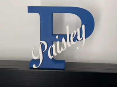 Paisley Name Sign