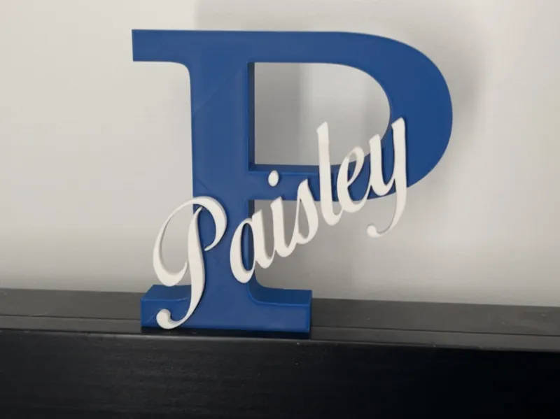 Paisley Name Sign