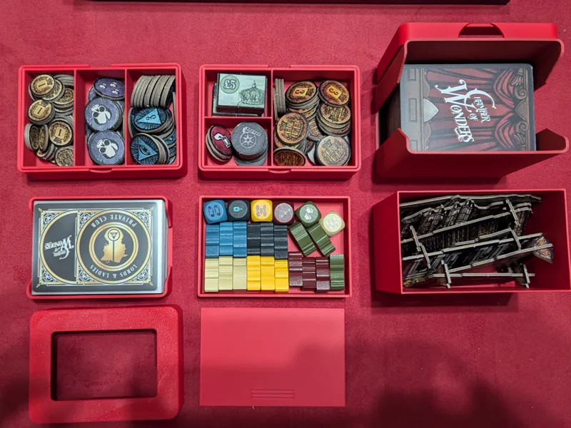 Chamber of Wonders Board Game Insert