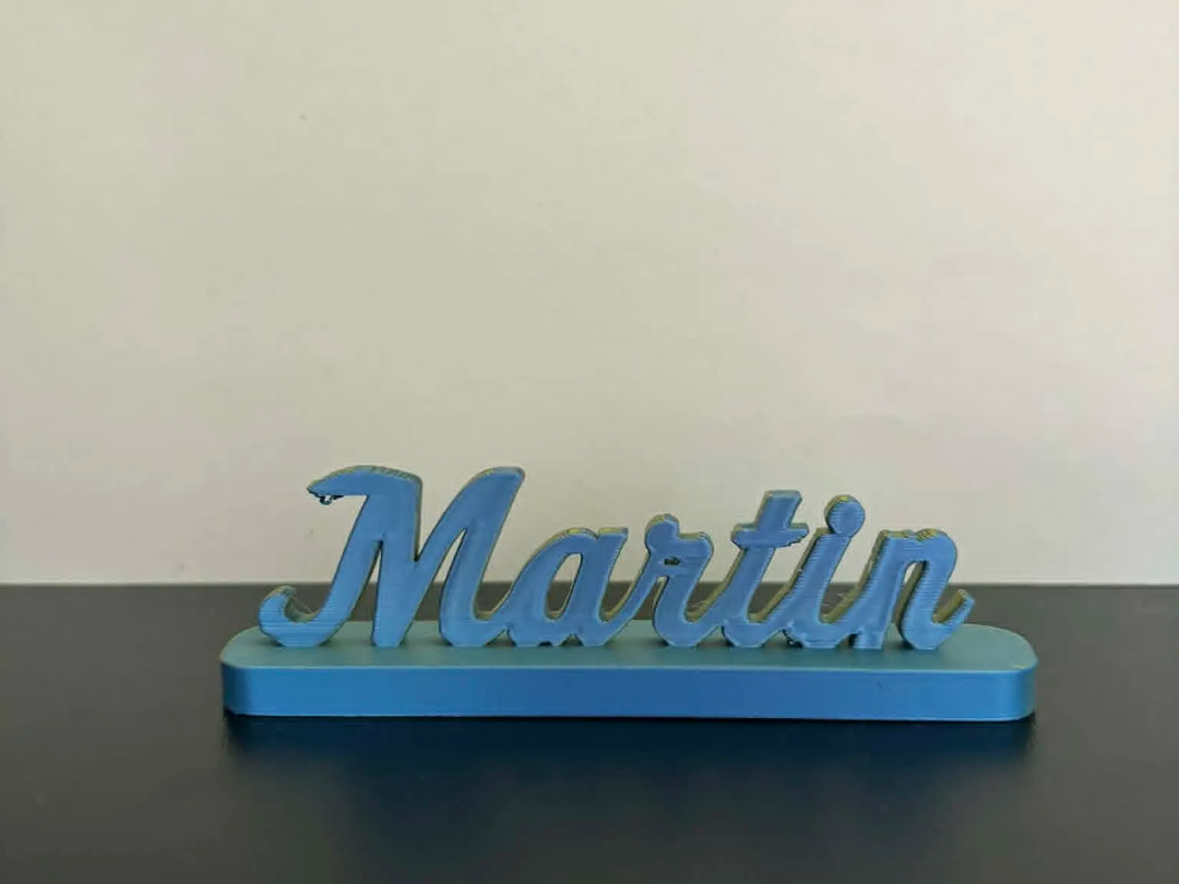 Custom Name Sign–Personalized 3D Printed Name