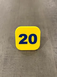 20 - 0.2mm layer, 5 walls, 25% infill