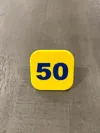 50 - 0.2mm layer, 5 walls, 25% infill