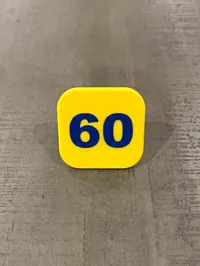 60 - 0.2mm layer, 5 walls, 25% infill