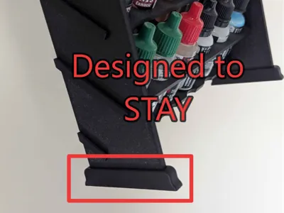 Dropper Bottle Paint Rack Feets