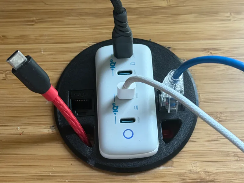 Anker 120W Charger PowerPort III Desk Grommet