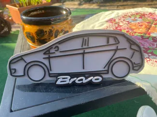 Fiat Bravo Shelf decoration