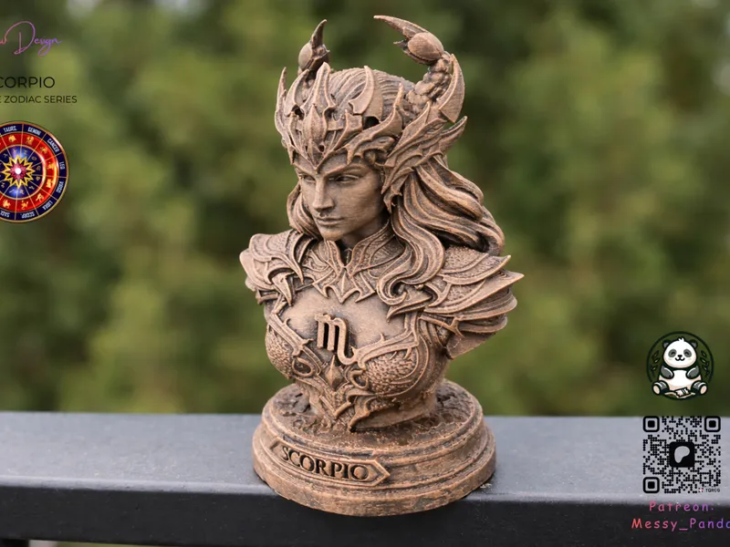 SCORPIO — Female Zodiac Bust 