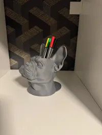 Porte-crayons tête de bouledogue — photo 3