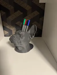 Porte-crayons tête de bouledogue — photo 8
