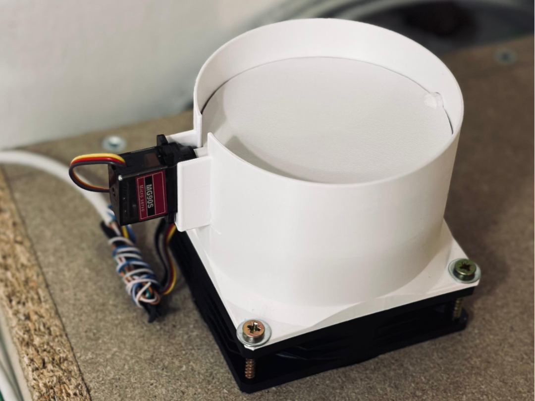 Butterfly Valve 92mm for SG90 servo