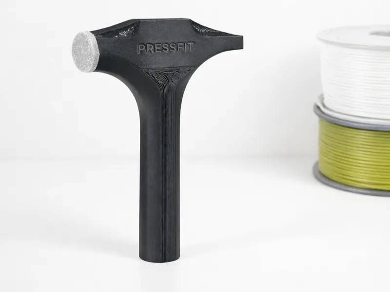 PressFit Hammer – No-mark tool for tight fit.