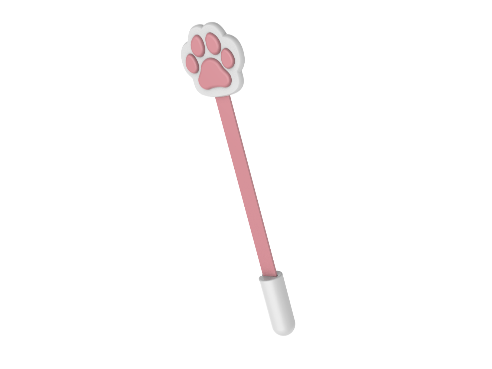 Cat Paddle Design Cat Claw Massage Paddle by wu tiMakerWorld: Download Free 3D Models
