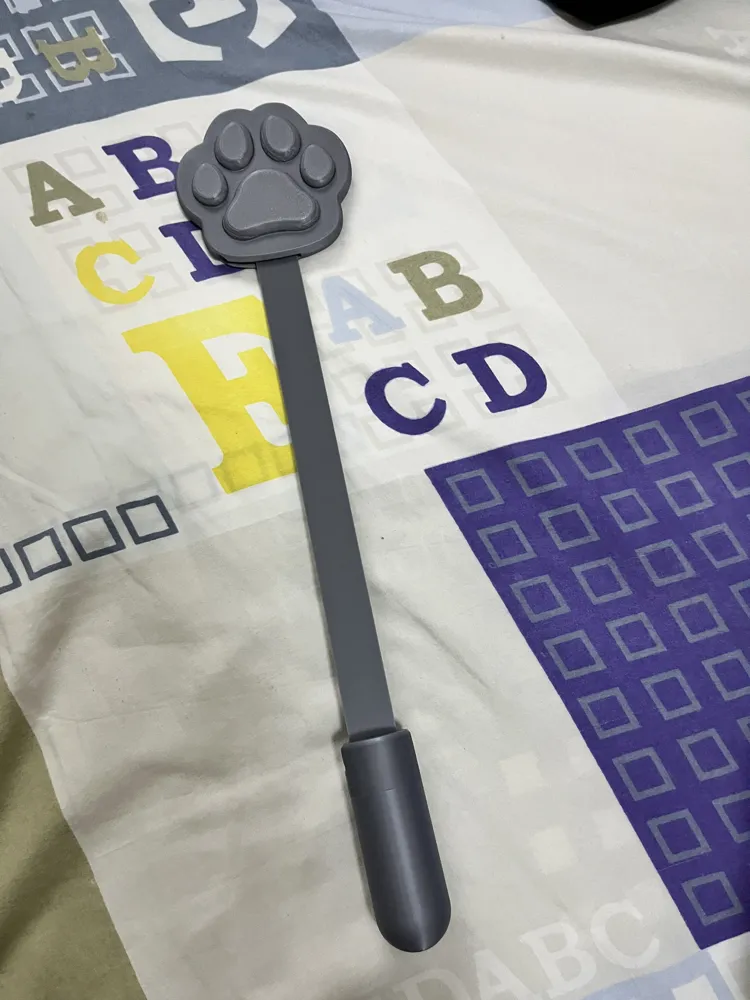 Cat Paddle Design Cat Claw Massage Paddle by wu tiMakerWorld: Download Free 3D Models