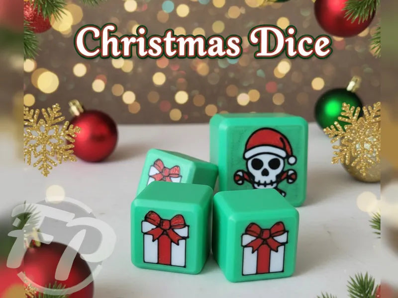 Christmas Gift Exchange Dice