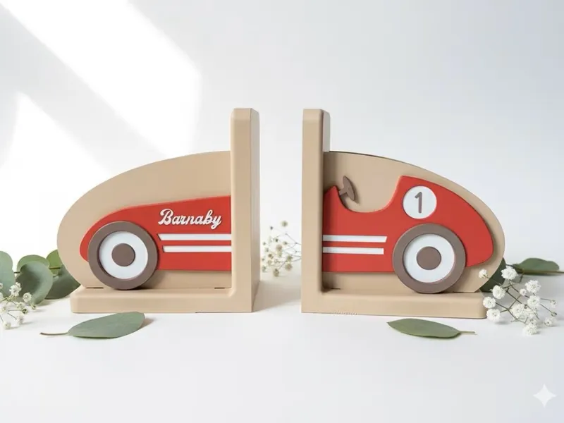 Retro Car Bookends 