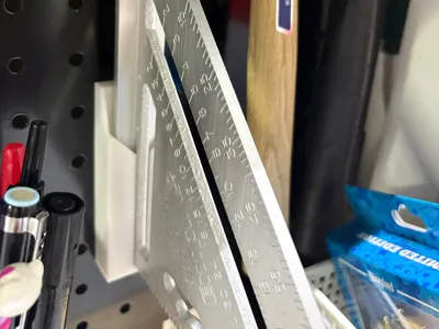 Speed Square Mount - Pegboard - Sy's Peglock