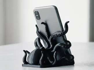 Tentacle Printed Phone Stand Desk Sculpture #009