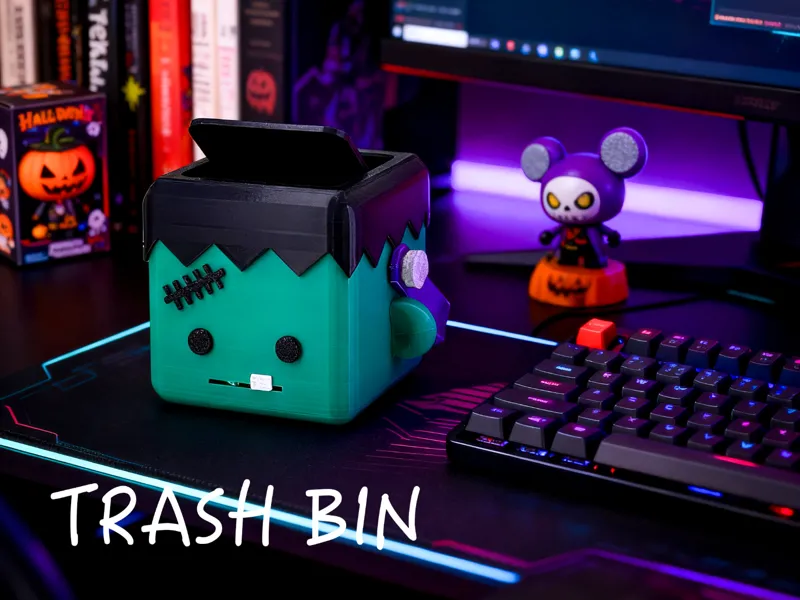 Customize Halloween Candy Bucket / Box / Trash bin