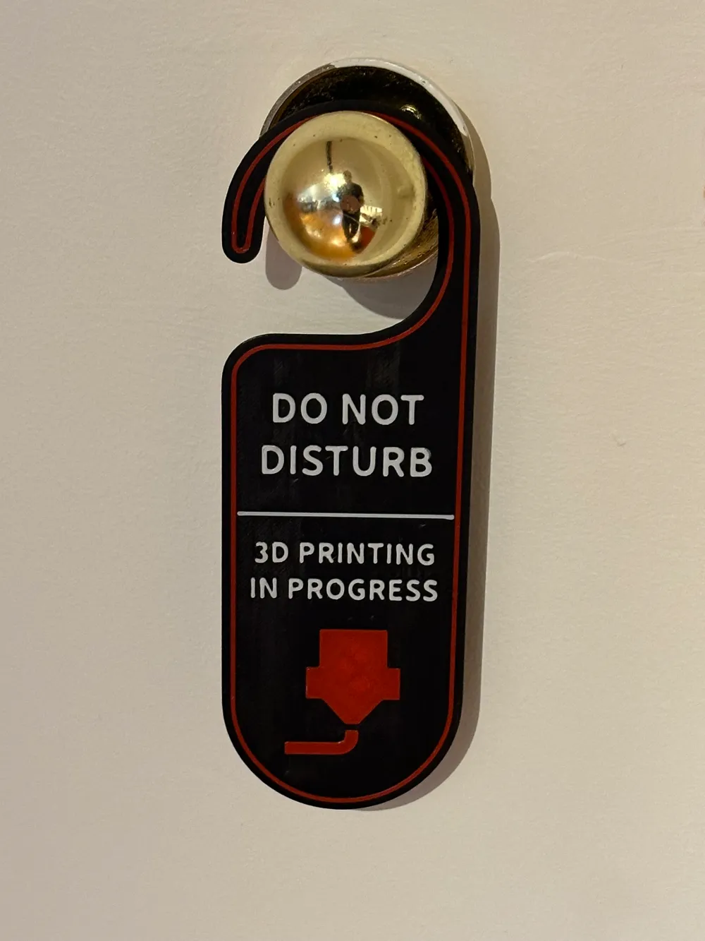 Do Not Disturb 3D Printing In Progress Remixed by Buzzzz - MakerWorld