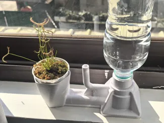 带止水阀的自动补水花盆