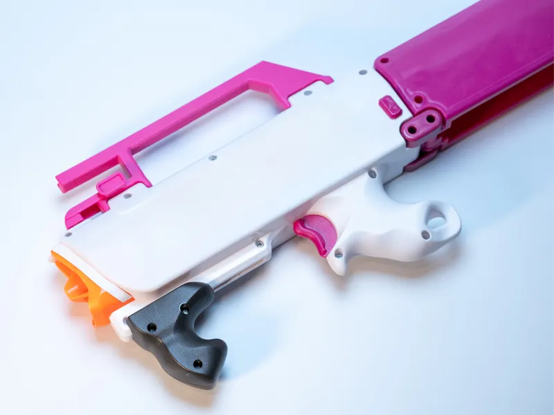 Nerf Secret Shot FMG-9 handle and release