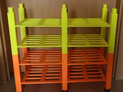 Modular Filament Rack with Adjustable Feet