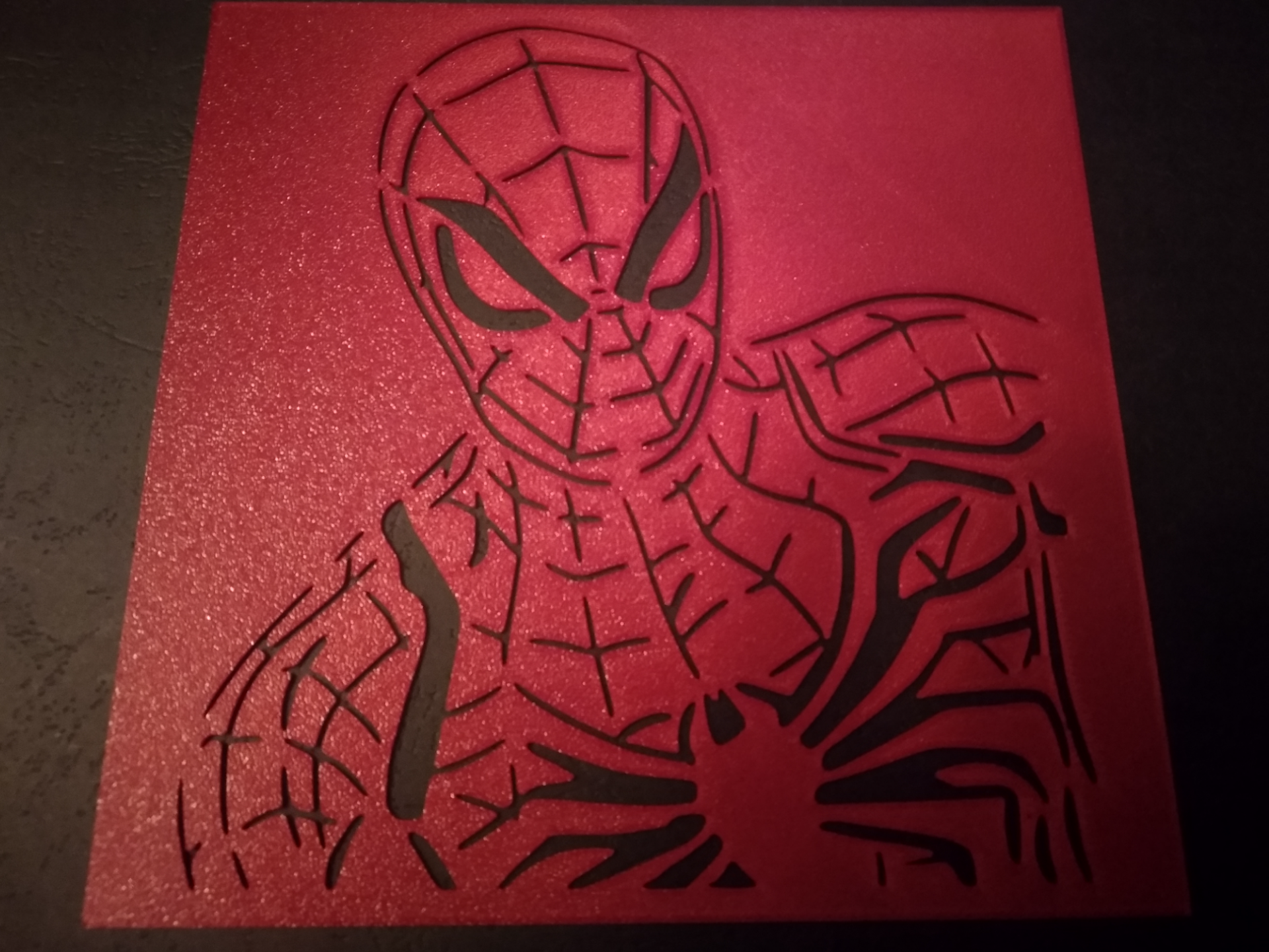 stencil spiderman