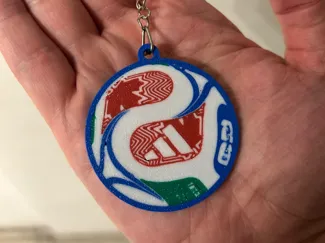 World Cup 2026 Trionda Keychain  (4 Colors AMS)