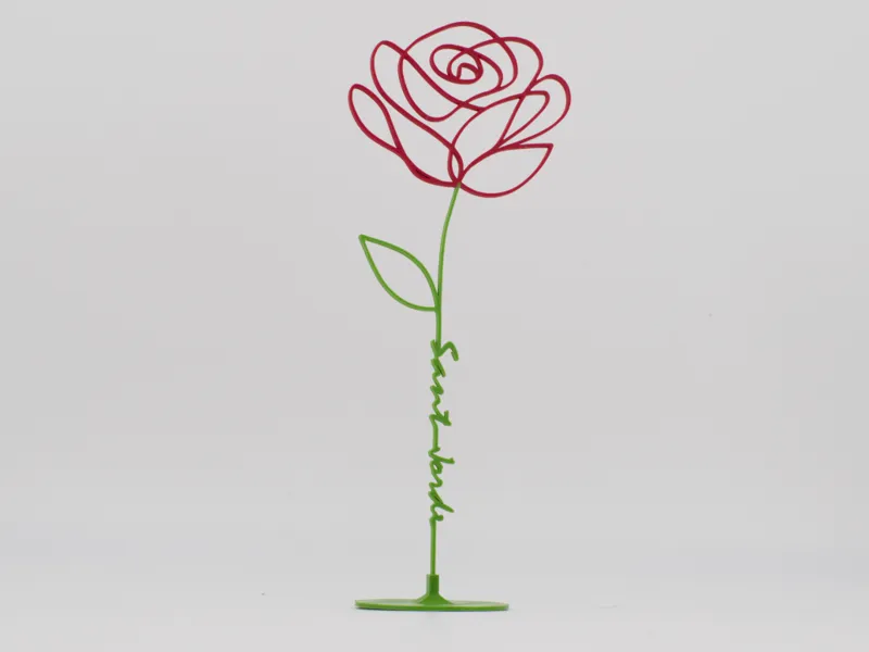 Sant Jordi Rose – Bookmark & Decorative Piece