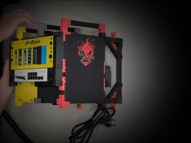 Wallmount for HomeRacker