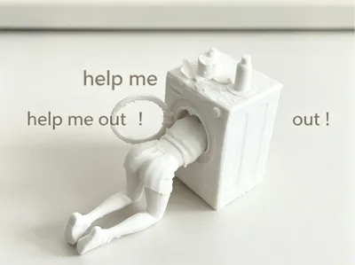 “Girl Stuck in Washing Machine”