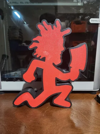 Insane Clown Posse hatchet man light box by Bromigo77 - MakerWorld