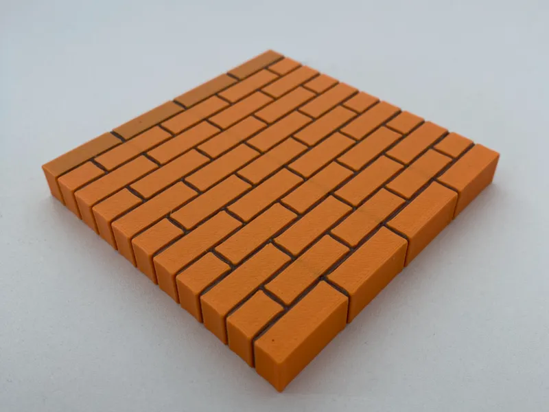 Brick wall coaster