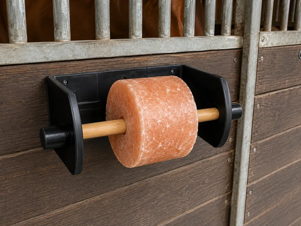 Soporte: Horse Salt Lick it Holder. Referencia del modelo original.