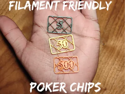 Filament Friendly Poker Chips